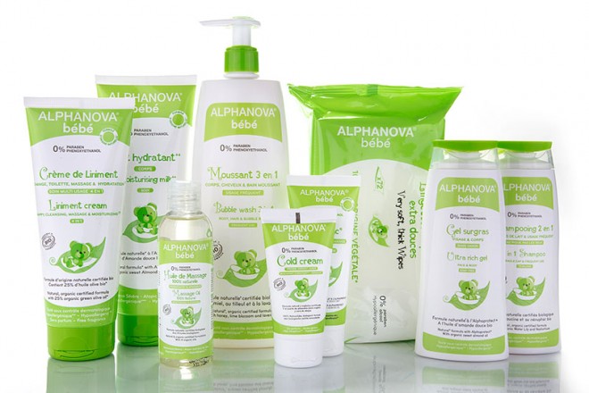 Alphanova bebe para bebés con brotes de piel atópica