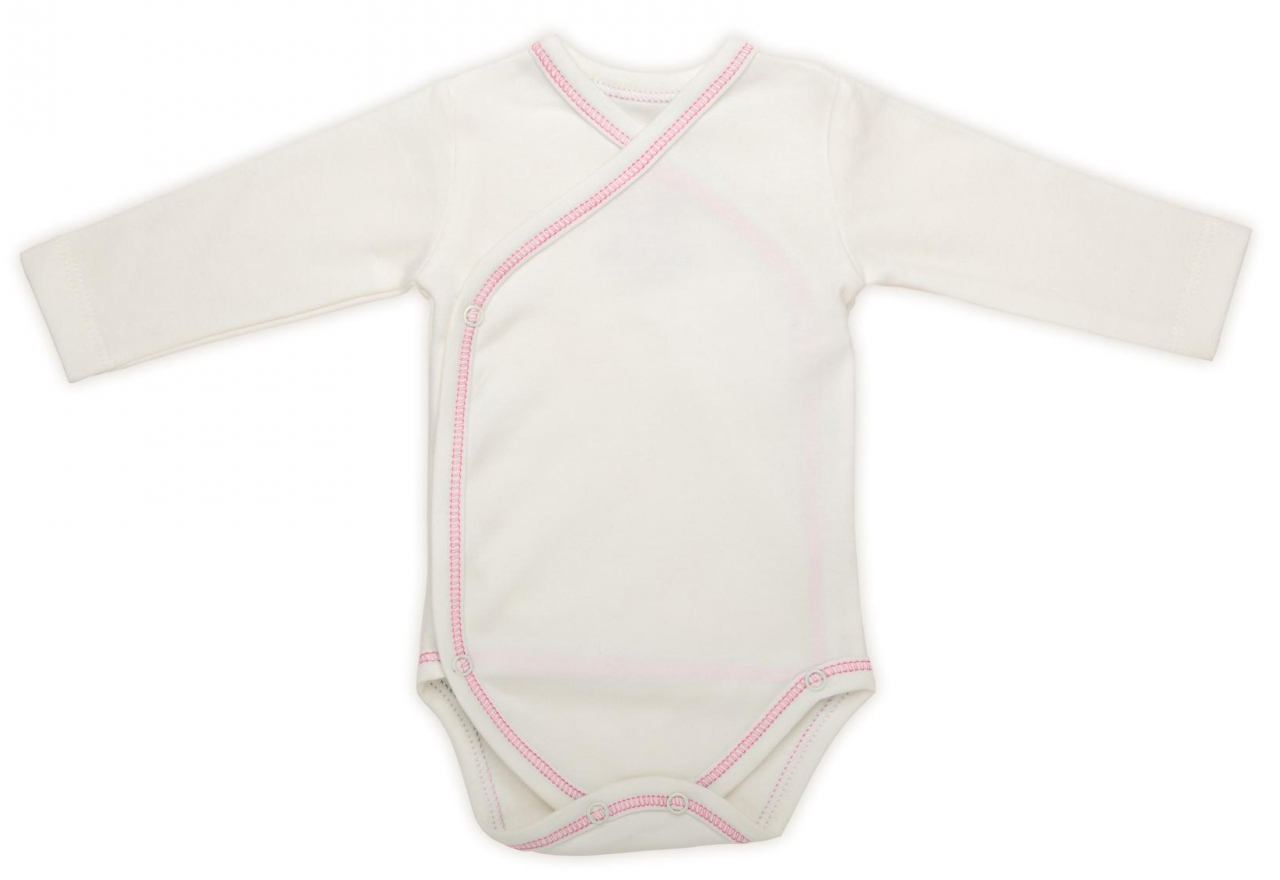 Body bebé algodón orgánico rosa The Dida World My natural baby box