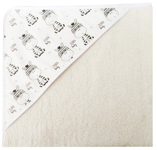 Capa baño zebras algodon organico certificado GOTS The Dida World My natural baby box