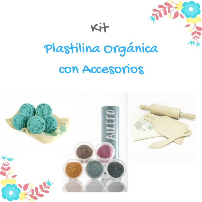 Kit Plastilina organica con accesorios