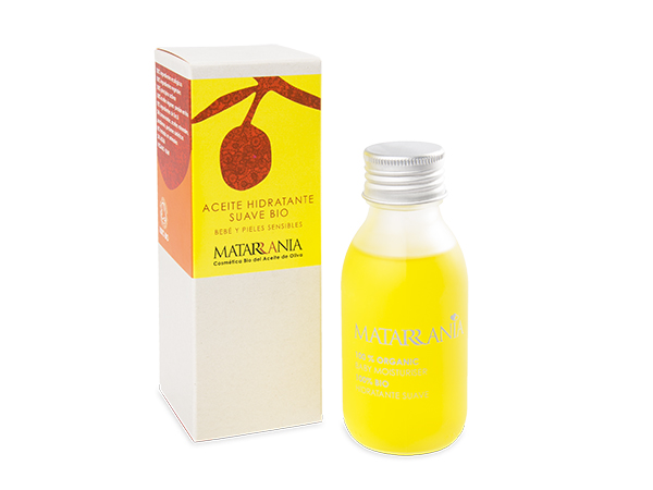 Aceite hidratante corporal bio para bebés de piel sensible y piel atópica de Matarrania