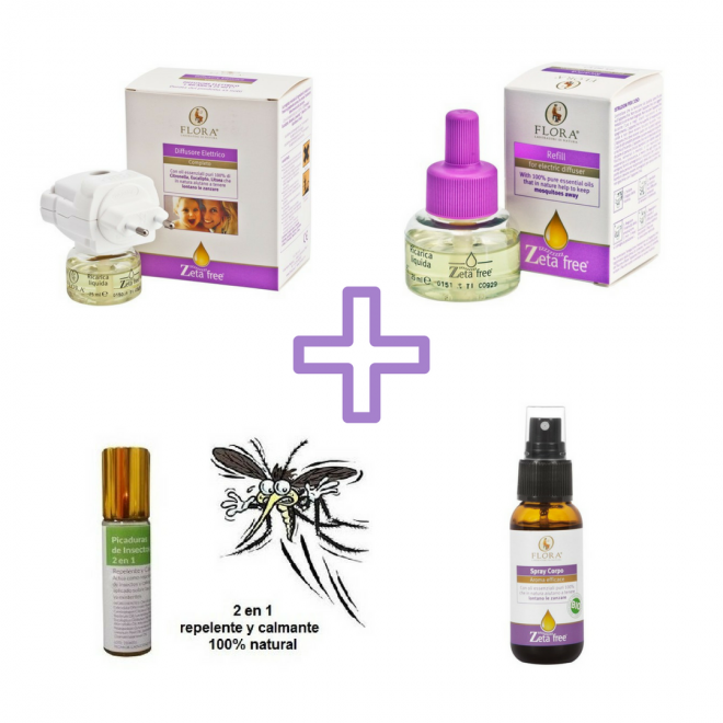 Pack repelente mosquitos bio para bebes my natural baby box