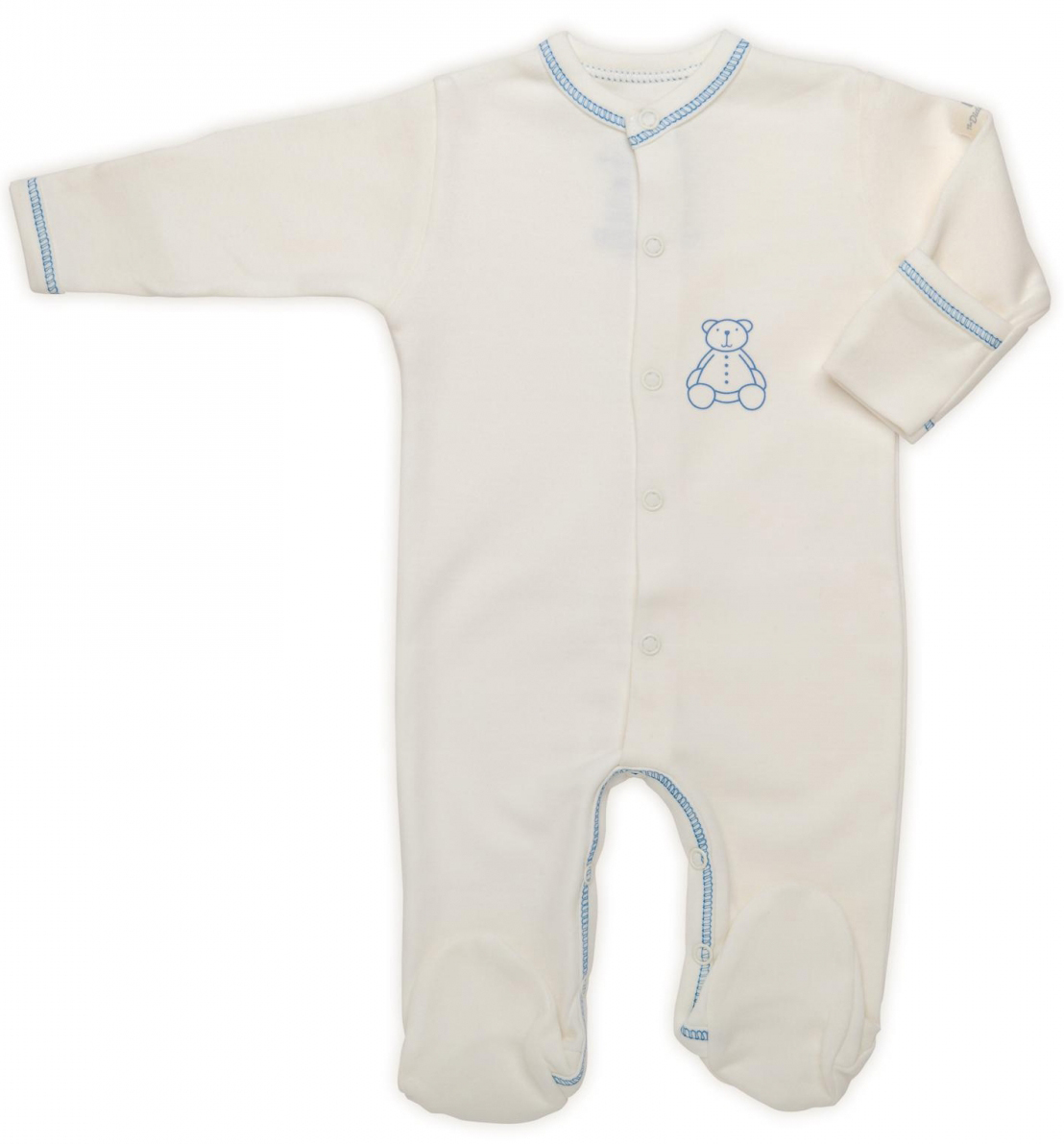 Pelele algodón orgánico azul The Dida World My natural baby box