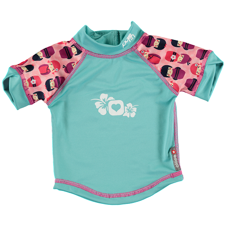camiseta anti UV bebe pop-in kokeshi doll