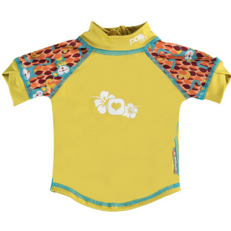 camiseta anti uv bebé pop-in monkey