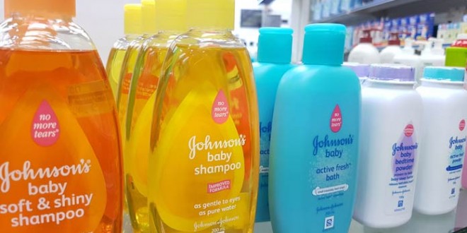 cosméticos johnson's baby en supermercado